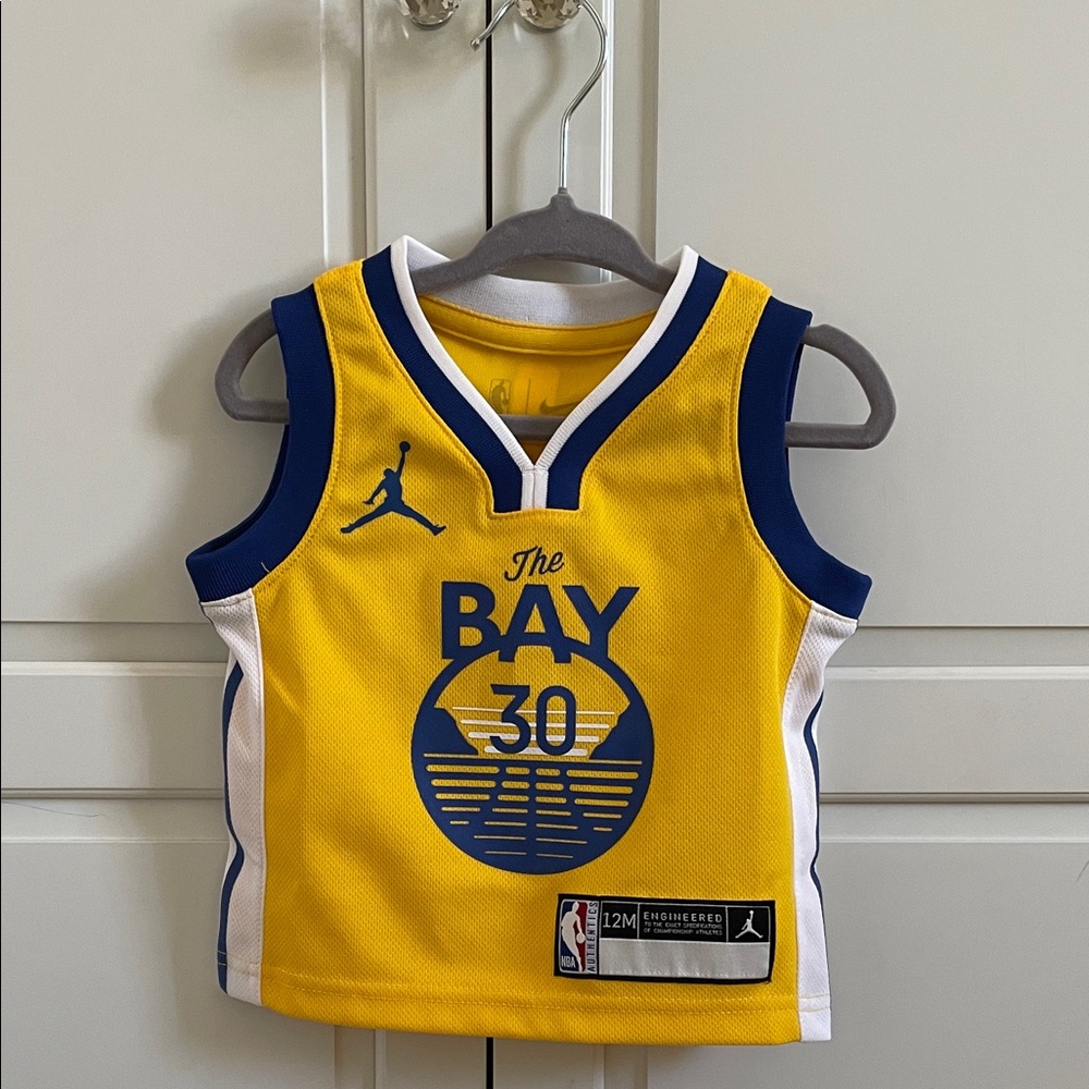 Warriors Baby Basketball Jersey